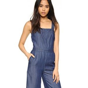 Club Monaco Tove Denim Culotte Jumpsuit